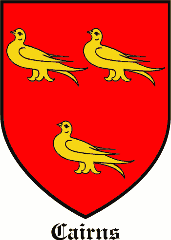 CAIRNS family crest