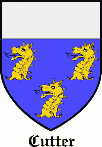 CUTTER family crest