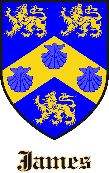 JAMES family crest