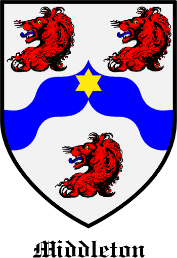 MIDDLETON family crest