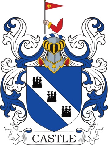 CASTLE family crest