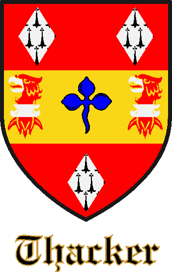 THACKER family crest